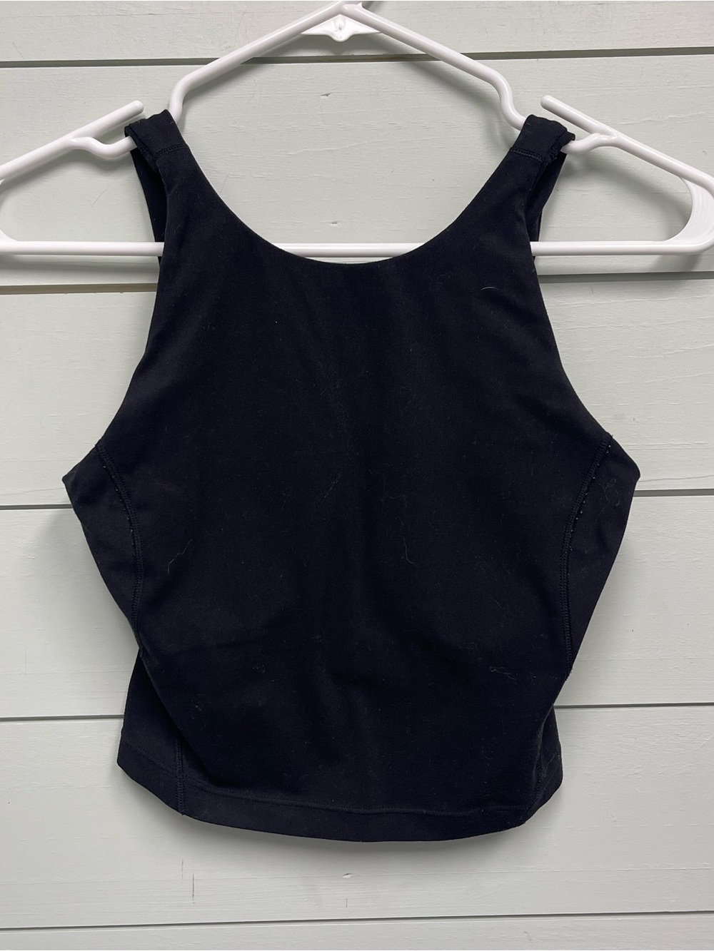 Lululemon align high neck tank top black women's size 2
